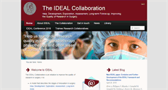Desktop Screenshot of ideal-collaboration.net